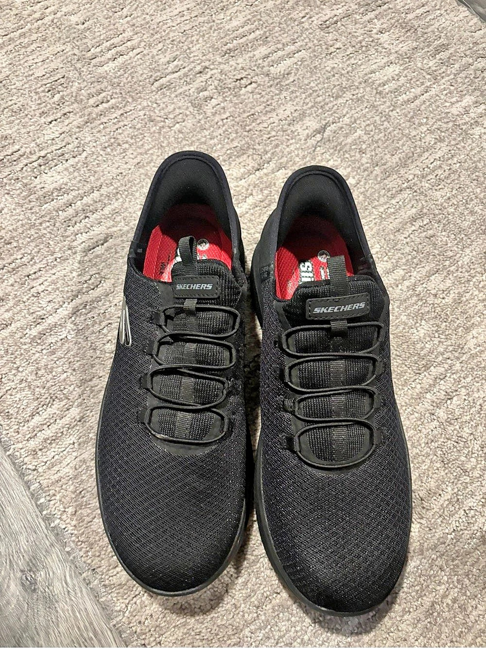 Skechers Work: Summits SR - Enslee Black Slip-On Sneakers US 9.5